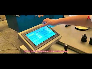 CNC Gorelocker Hydraulic Duct Elbow Making Machine #hvac #Elbow #Gorelocker