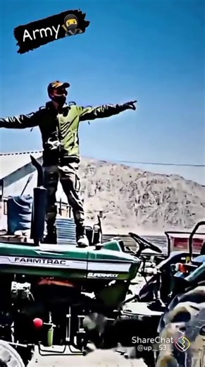 Farmtrac 6055 Army tractor 🚜💯💯 # short # viral # video