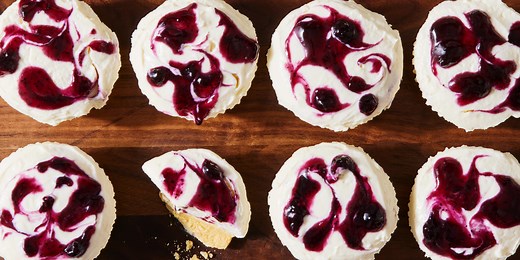 My Mini Lemon-Blueberry Cheesecakes Are The Easiest Way To Win Brunch