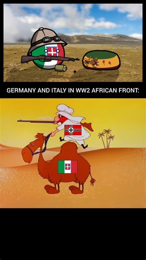 GERMANY AND ITALY IN WW2 #education #humor #history #comedy #memes #war #jokes