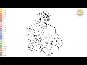 Christopher Columbus drawing easy | How to draw Columbus step by step