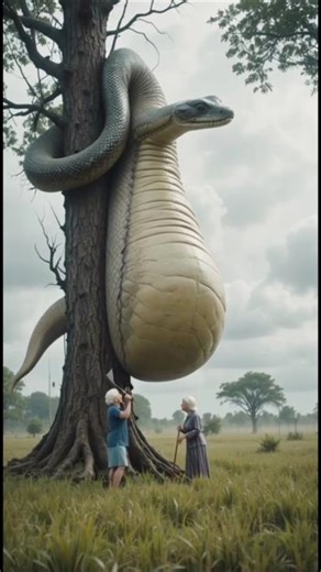 Grandmas Discover Giant Python with Swollen Belly – What Happens Next Is Shocking!