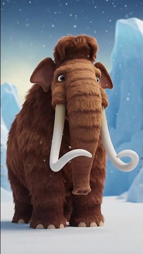 Ice Age Animal Sounds Song | Learn Extinct Ice Age Animals Names for Kids