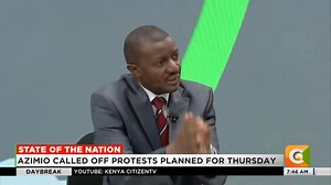9.8K views · 408 reactions | Dan Maanzo –Senator, Makueni: Uhuru Kenyatta has the right to participate in the Azimio demonstrations, but I have not seen him actively engaging in politics. Stealing, burning down his property, and even frustrating his rights to his retirement benefits is ridiculous #DayBreak Trevor Ombija | Citizen TV Kenya | Facebook