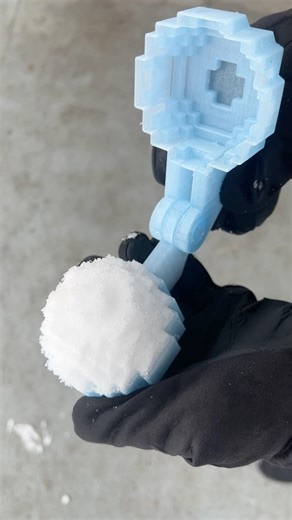 Minecraft snowball maker🤩#layerworks #snow #snowball #minecraft #3dprinting