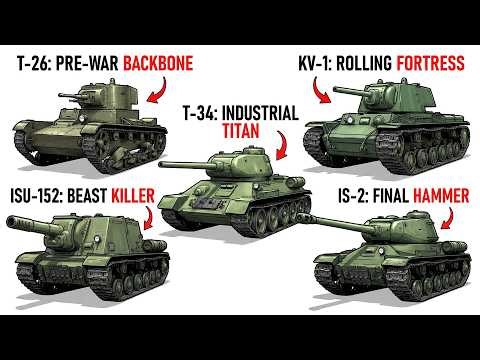 Every Soviet Tank Used in World War II Explained