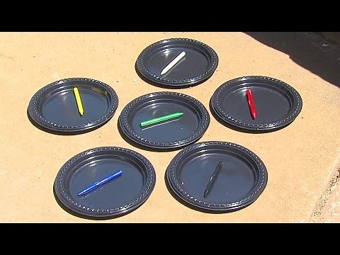 Sun, heat melt crayons during hot summer temperatures in Tulsa