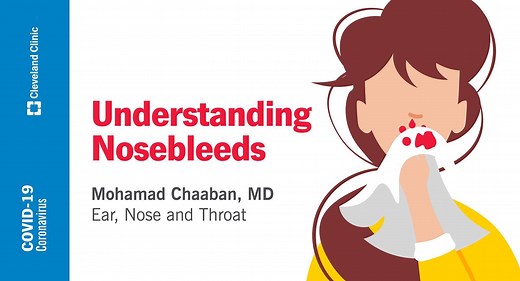 Ever wonder what’s actually happening when someone has a bloody nose? Listen to our new podcast to learn the causes, risk factors and prevention when it comes to nosebleeds. https://cle.clinic/3nBRZ3y | Cleveland Clinic