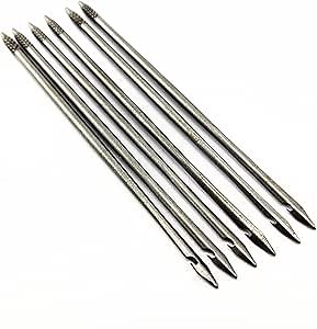 1set 6pcs 3#-2 Professional Leather Craft Shoemaker Cobbler Sewing Stitching Hook Awl Needle Tool Set Kit