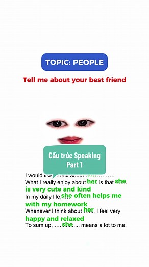 Cấu trúc vạn năng cho Aptis Speaking Part 1