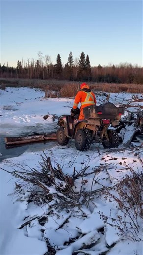 WTO & GGO | I told Kevin that the ice was good enough, no problem 😎 #huntcanada #outdoors #whitetail #Hunter #whitetailhunting #deerhunter... | Instagram