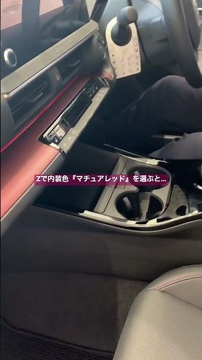 新型プリウス、赤のイルミネーションが楽しめる内装色『マチュアレッド』 #プリウス #トヨタ #群馬県 #イルミネーション