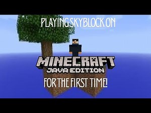 Minecraft Java Noob Plays Skyblock