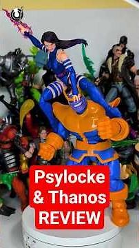 Marvel Legends Gamerverse Psylocke and Thanos Hasbro Action Figure Unboxing and Review