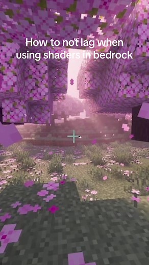 How to not lag as much using shaders on Minecraft bedrock #minecraft #bedrockedition #bedrock #gaming #xyzbca #viral #fyp #fyppppp