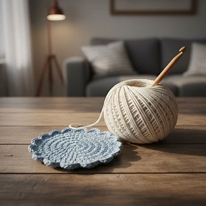 Easy Crochet Scalloped Coaster Pattern – Beginner Friendly Shell Stitch - Etsy Australia
