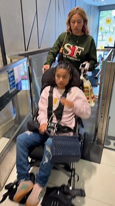 Autistic nonverbal teen has to go on the elevator! | Autism life with Ashy