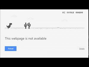 Google Chrome Dinosaur Game Easter Egg