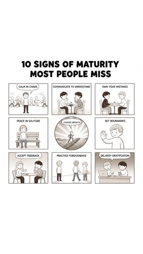 10 Signs of Maturity Most People Miss | Psychological Traits of Emotionally Mature Adults