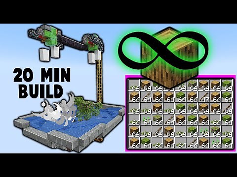 Easy INFINITE Wood Tree Farm! [24/7 player-less] + TUTORIAL Azalea