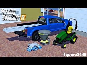 Fertilizing Lawn With 1025R | New Garage Doors | Lift Is Working! | Homeowner Series | FS19
