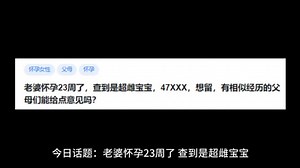 老婆怀孕23周了，查到是超雌宝宝， 47XXX，想留，有相似经历的父母们能给点意见吗?