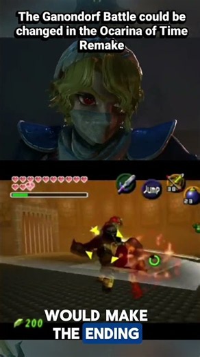The Ganondorf Battle could be better in the Ocarina of Time Remake