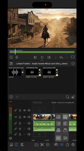 Increase Track Height For Better Audio Editing #lumafusion