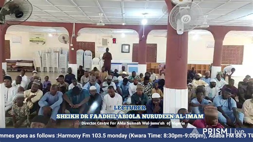 KHUTUBAH JUM'AH VENUE: WHITE MOSQUE TESTING GROUND AREA, ILUDUN OSOGBO, OSUN STATE NIGERIA LECTURER: DR. FAADHIL ABIOLA NURUDEEN AL-IMAAM (MayAllahpreservehimupongoodness) | Centre for Ahlu Sunnah Wal Jamah of Nigeria
