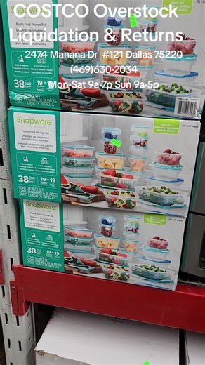 Shop Costco, Amazon, Walmart and more Overstock, Liquidation & customer Returns. Open 7 days to the public. Never pay full price. Save 50% off retail price on All items Storewide. 2474 Manana Dr suite 121 Dallas TX 75220 (469)630-2034 Mon-Sat 9a-7p Sun 9a-5p Shop a variety of discounted items from your favorite department stores. Kitchenware, cosmetics, home goods, beauty products, beddings, home decor, pet Supply, baby, rugs, luggage, appliances & more #capcut #viral #fypシ #fyp #foryoupage