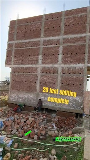 House shifting live video. Jack's house is being shifted from one place to another.