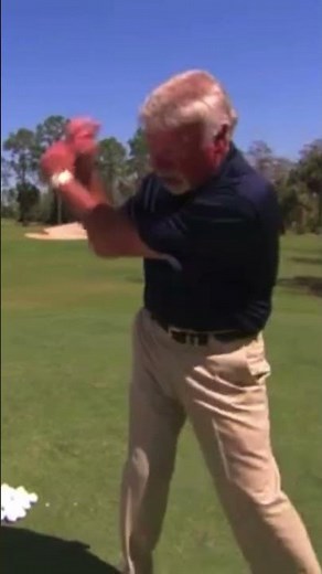 Ballard describes how to maintain the triangle in his connected swing