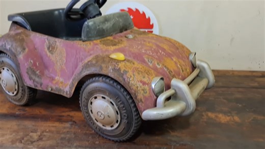 12K views · 840 reactions | Beetle Vw Pedal Car - Restoration Abandoned Old Rusty Car | Restore DIY | Facebook
