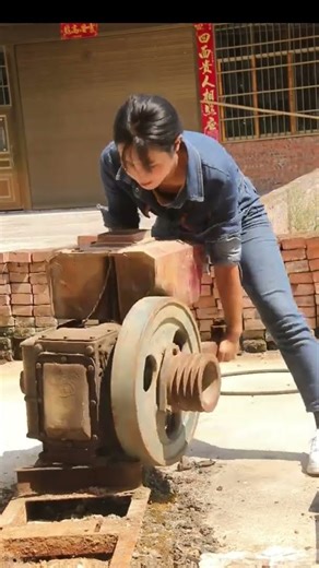 😄Abandoned diesel engine, pulled home for repair🔨｜林果儿
