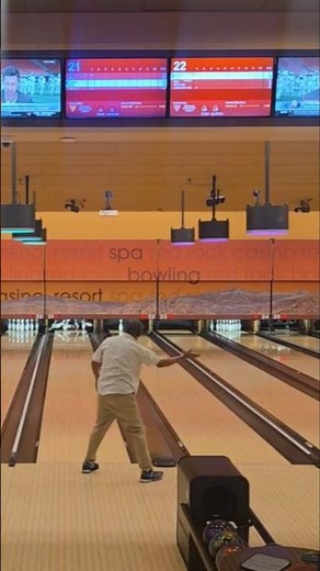 “Chain-Reaction Strike!” #bowling #bowler