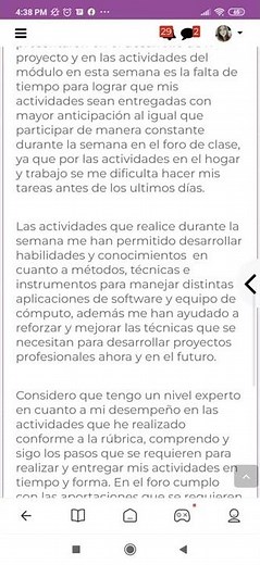 Modulo 23 semana 1 Informe de reflexión S1