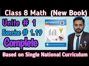 Class 8th Math New book Exercise 1.19 Complete|8th Math New book 2023-24 |8 class math#8thclass
