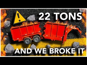 22 TONS AND WE BROKE IT | FIELD Testing Different Dump Trailers + 3 FREE DUMP TRAILERS | GIVEAWAY