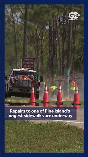Repairs begin on sidewalks as Pine Island residents reflect on Hurricane Ian recovery