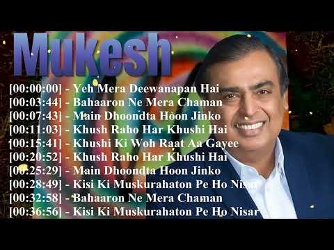 ✨ Mukesh Golden Hits | 10 Best Hindi Songs, Romantic Melodies & Unforgettable Bollywood Classics