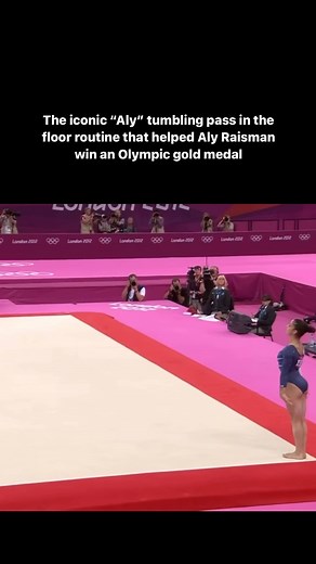 Gymnastics Content on Instagram: "12 years ago today, Aly Raisman got an Olympic gold medal on floor exercise after delivering a stellar routine beginning with this iconic tumbling pass 磊 #alyraisman #tb #london2012 #olympicgoldmedalist #havanagila #gymnastics #gymnasf #olympics  Olympic channel"