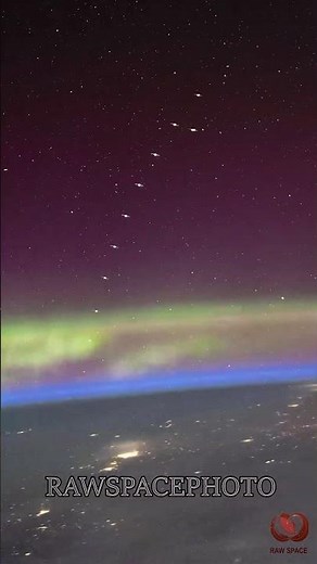 ISS TIMELAPSE: STARLINK TRAIN FROM SPACE (OCT 2025)