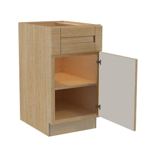 Reviews for Home Decorators Collection Washington 18 in. W x 24 in. D x 34.5 in. H Plywood Assembled Base in Vanguard Oak with 1-Shelf Soft Close | Pg 1 - The Home Depot