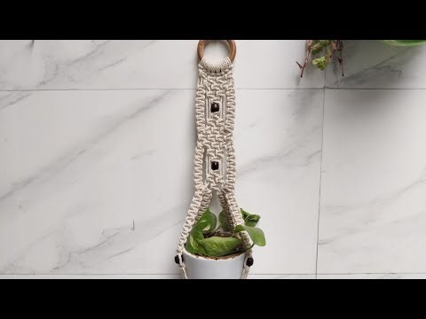 Beautiful Macrame Planter Tutorial | Macrame Planter Tutorial | DIY Macrame Plant Hanger | Planter