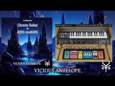 KORG MiniKORG presets by Vicious Antelope: Chrome Ballad | 80s, retro, vintage keys