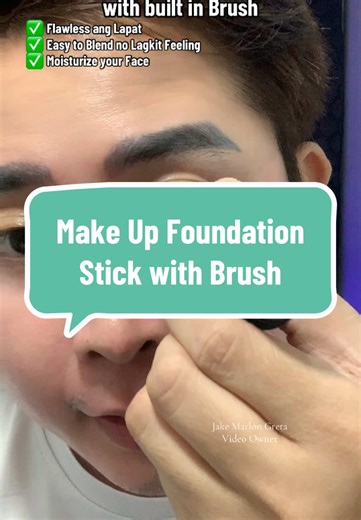 Make Up Foundation Stick with Brush for Flawless Skin
