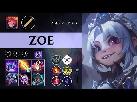 Zoe Mid vs Annie - KR Challenger Patch 26.07