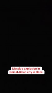 Video has emerged of a massive night-time explosion in Deir al-Balah city in central Gaza. It comes as Israel continues its renewed offensive against Hamas, after ending its ceasefire last month, which has seen dozens of deadly strikes against targets across Gaza. Israel is demanding that Hamas release the remaining hostages it holds and says its offensive will continue until they are freed. | CBS News