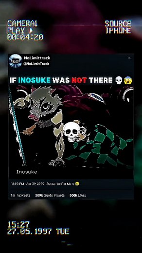 Inosuke saved Tanjiro 💀 #anime #demonslayer #tanjiro #inosuke | Anime Z