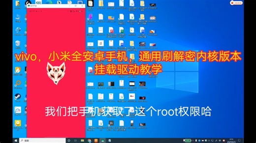 13期，全安卓手机刷内核版本，解密挂载驱动执行教学。